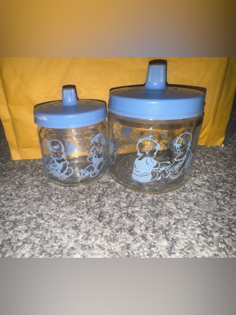 Vintage Round the Clock with Baby Jars for Nursery